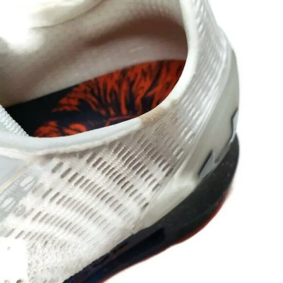 Under Armour HOVR Sonic Auburn Tigers Running Sneakers Shoes White Mens 8.5 - Picture 5 of 10